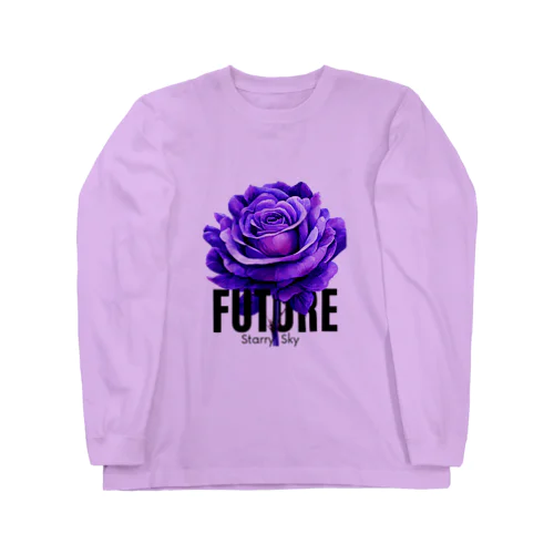 紫色の薔薇 Long Sleeve T-Shirt