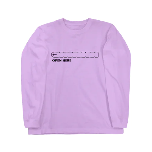 ここから開けてください Long Sleeve T-Shirt