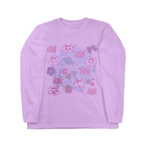 パステルねこ Long Sleeve T-Shirt