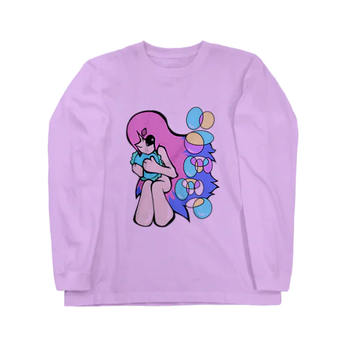 ねむい女の子 Long Sleeve T-Shirt