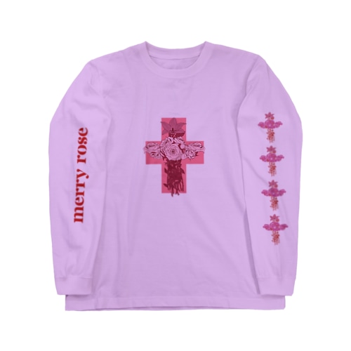 薔薇と十字架 Long Sleeve T-Shirt