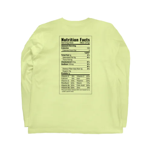 Back of the package ロングスリーブTシャツ