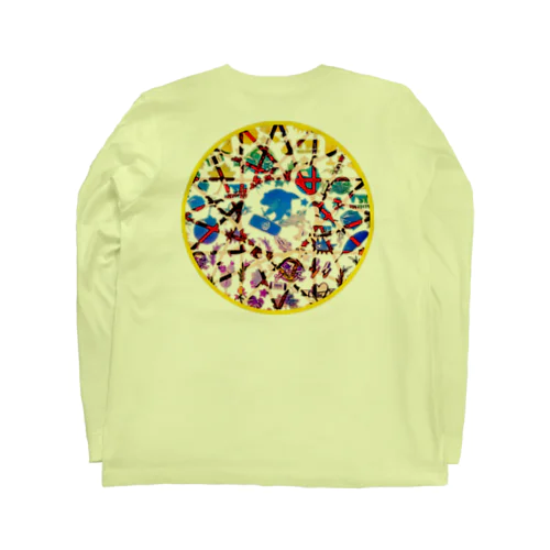 W'SK8　アメリカン Long Sleeve T-Shirt