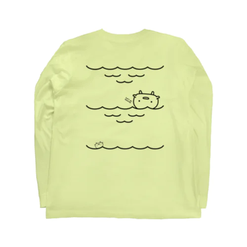 ぷかぷかイルカくん Long Sleeve T-Shirt