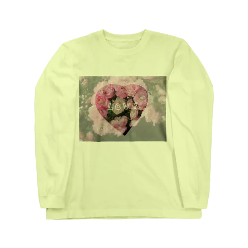 薔薇の花はお好き？？ ロングスリーブTシャツ