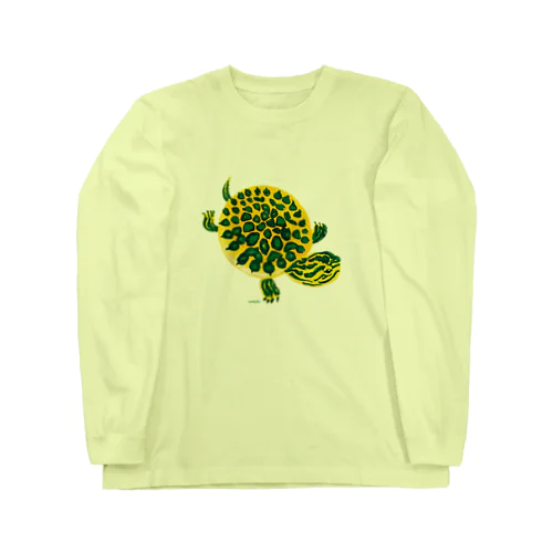 アミメガメ Long Sleeve T-Shirt