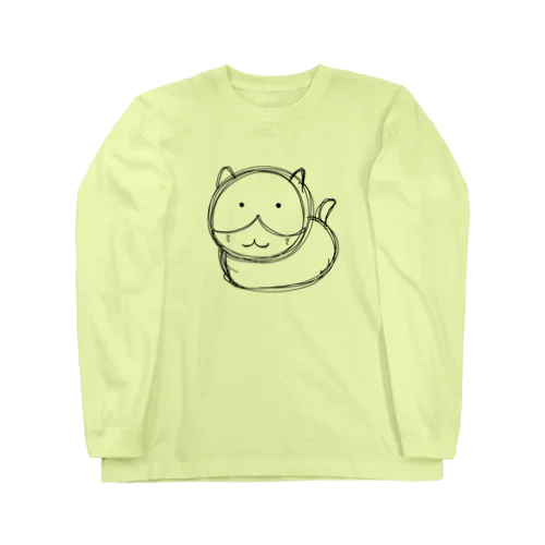 ラフにゃんこ ロングスリーブTシャツ