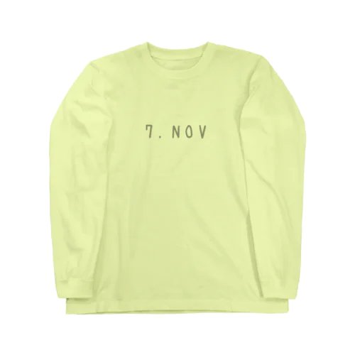 バースデー［7.NOV］ Long Sleeve T-Shirt