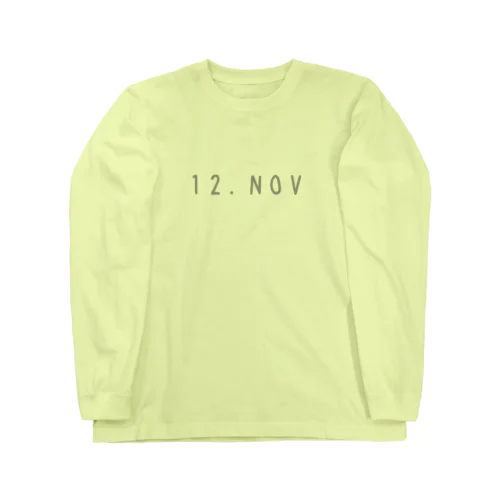 バースデー［12.NOV］ Long Sleeve T-Shirt