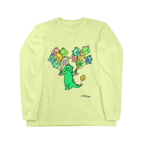 ドラゴン、浮いてみた。 Long Sleeve T-Shirt