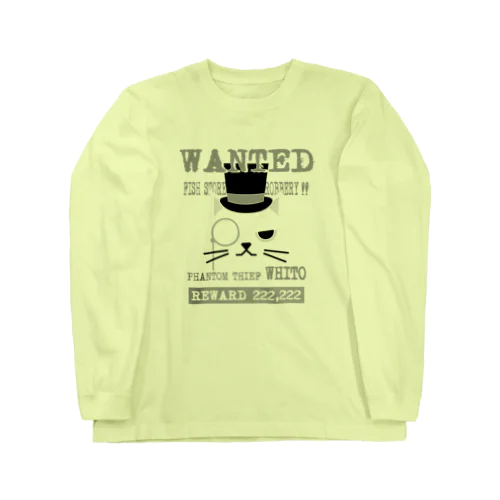 WANTED～怪盗ホワイト編～ ロングスリーブTシャツ