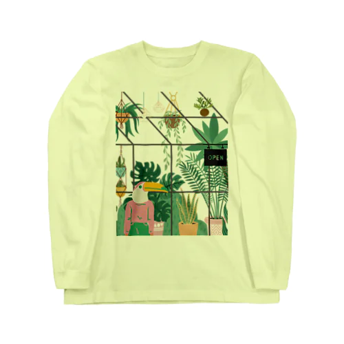 南国の観葉植物店 Long Sleeve T-Shirt