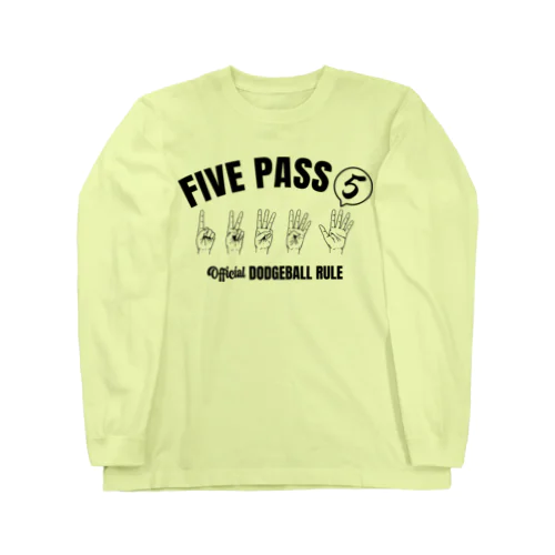 FIVE PASS ロングスリーブTシャツ