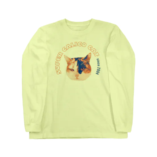 SUPER CALICO CAT　since2004 Long Sleeve T-Shirt