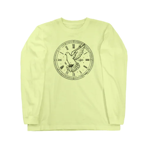 鳩と時計 Long Sleeve T-Shirt