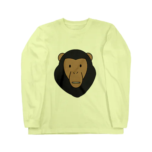 チンパンジー ロングスリーブTシャツ