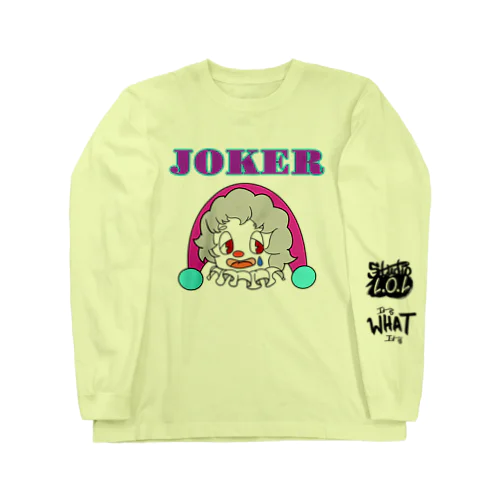 【シンプルフェイス】ジョーカー Long Sleeve T-Shirt