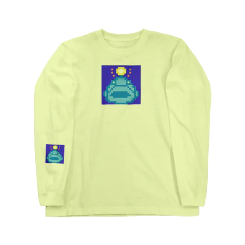 クエ＋あんこう（色付き）【ドット絵】 Long Sleeve T-Shirt