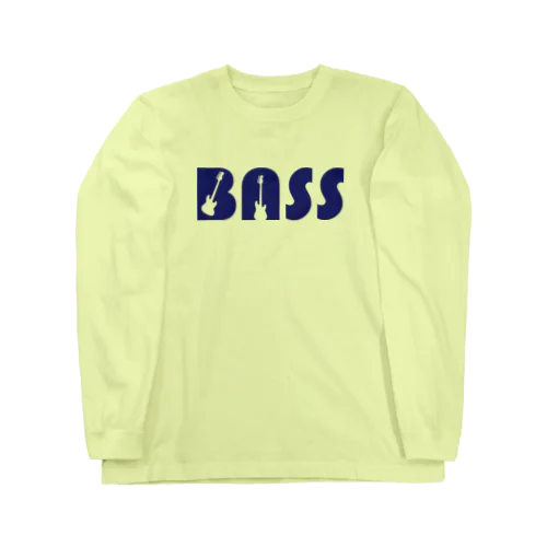 BASS&BASS（紺） ロングスリーブTシャツ