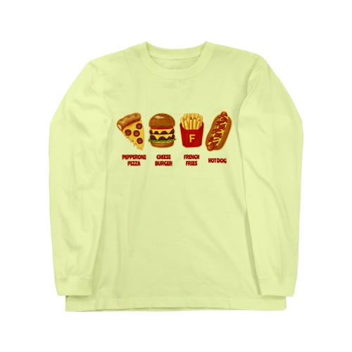 ジャンクフード コンボ Long Sleeve T-Shirt