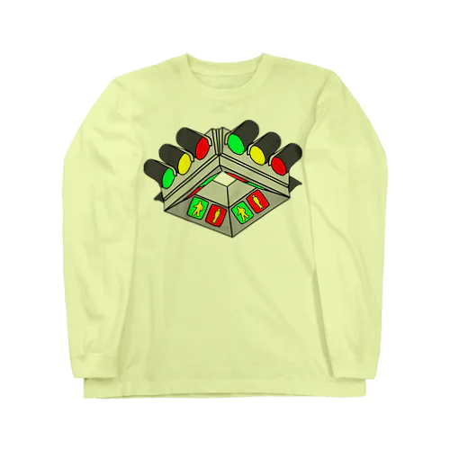 （拡大版）UFO型信号機 Long Sleeve T-Shirt