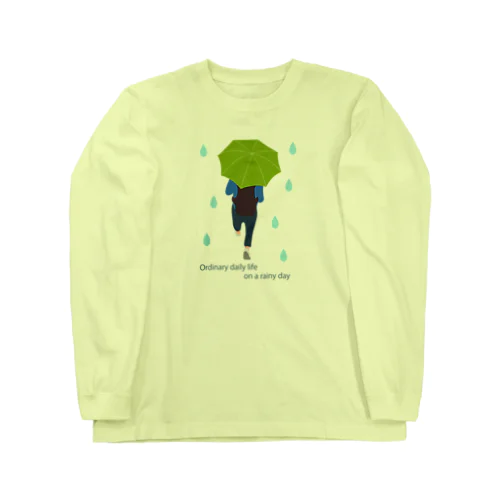 平凡な雨の日 Long Sleeve T-Shirt