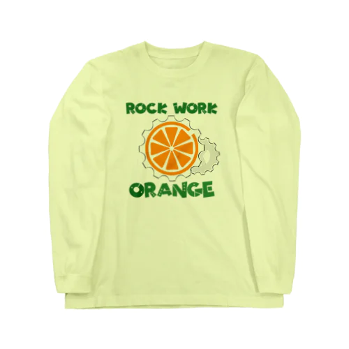 ROCK WORK ORANGE ロングスリーブTシャツ