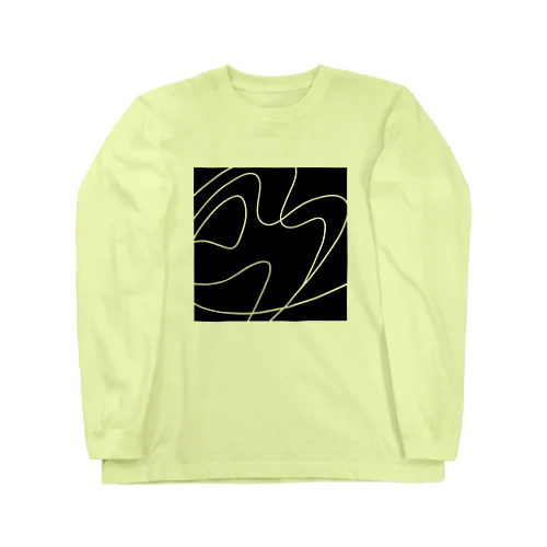 イヤホン　ドローイング Long Sleeve T-Shirt