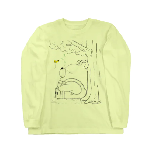 おひるね日和【クマ】 Long Sleeve T-Shirt