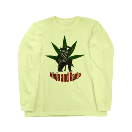 NINJA and GANJA（忍者とガンジャ） Long Sleeve T-Shirt