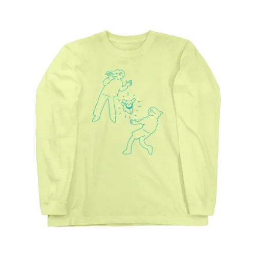 光る犬 Long Sleeve T-Shirt