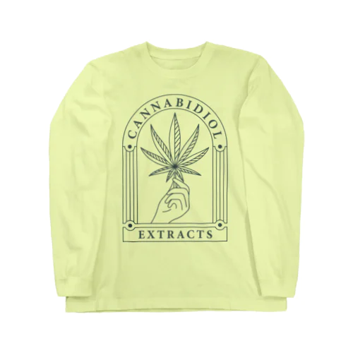 Cannabinol extracts（大麻抽出） ロングスリーブTシャツ