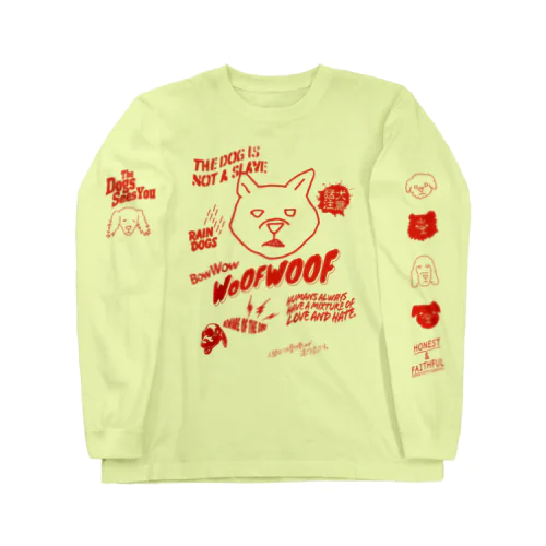 ウォフウォフ🐕 ロングスリーブTシャツ