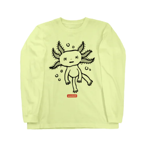 おとぼけ顔のウパさん_モノクロver Long Sleeve T-Shirt