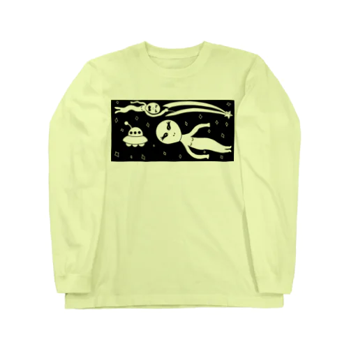 好きな色に染めて 漂う宇宙人 Long Sleeve T-Shirt