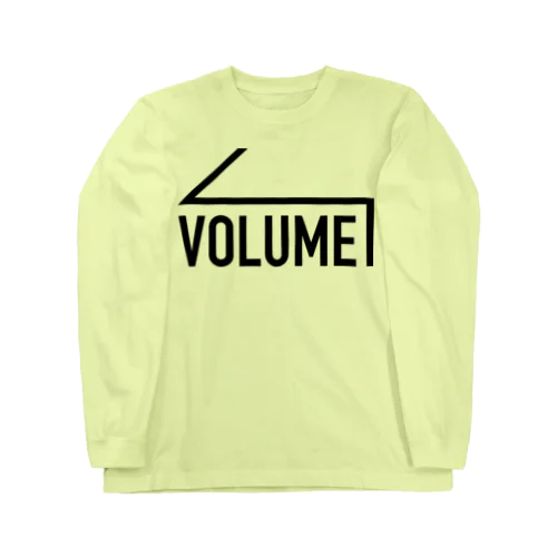 VOLUME ロングスリーブTシャツ