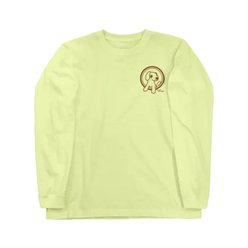 つけまつげな犬 Long Sleeve T-Shirt