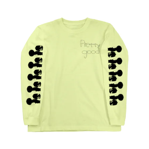 袖キャラシルエットロンＴ Long Sleeve T-Shirt