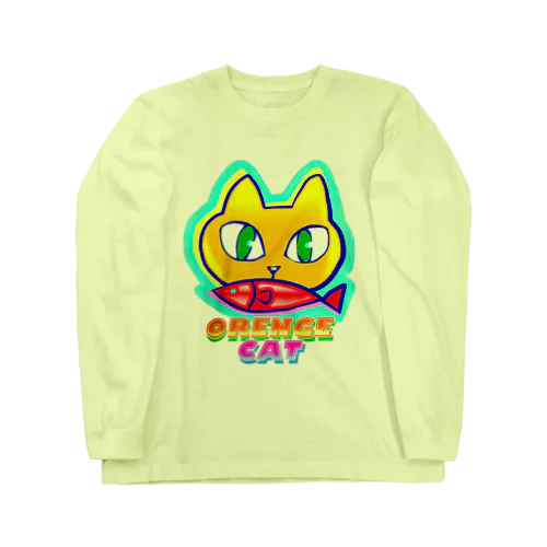 🍊🐈 オレンジキャット🍊🐈　ライト Long Sleeve T-Shirt