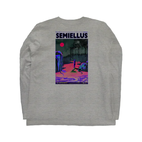 SEMIELLUS blue ロングスリーブTシャツ