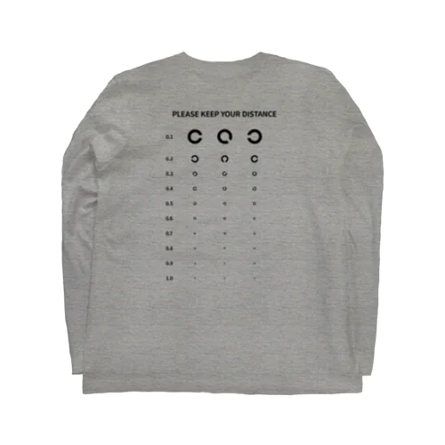 着るだけで社会的距離が保たれる Long Sleeve T-Shirt