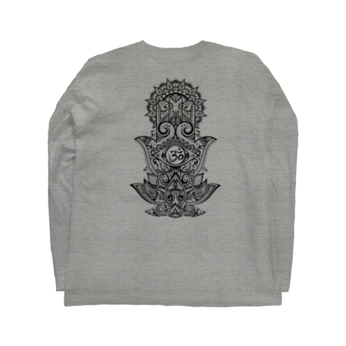 ハムサハンド（黒） Long Sleeve T-Shirt