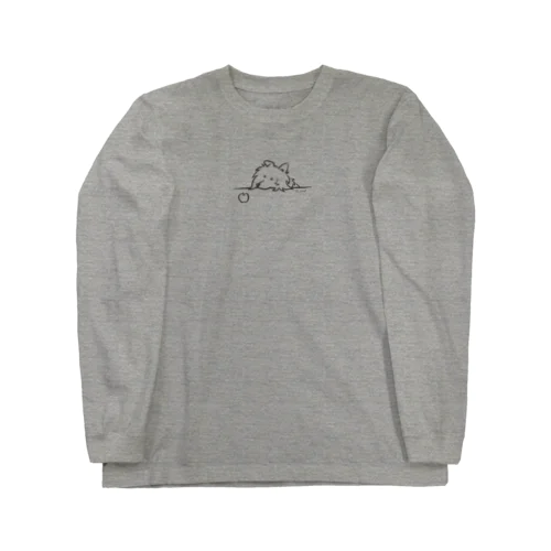 【茶】りんごシェルティ Long Sleeve T-Shirt