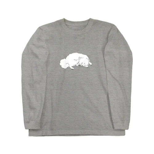 ねてるスピッツ Long Sleeve T-Shirt