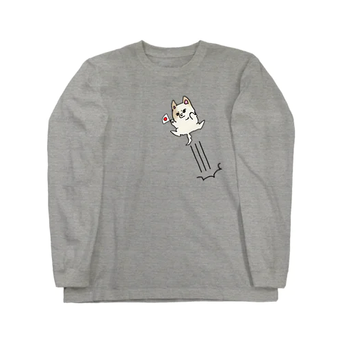 飛び出すあっぱれ先輩 Long Sleeve T-Shirt