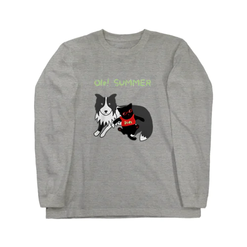 黒猫　オレサマー Long Sleeve T-Shirt