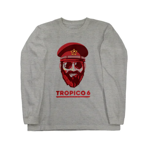 トロピコ6 プレジデンテ【赤デザイン】 Tropico6 Presidente (red) ロングスリーブTシャツ