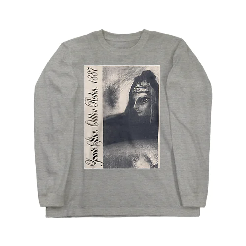 Zwarte Sfinx, Odilon Redon, 1887 Long Sleeve T-Shirt