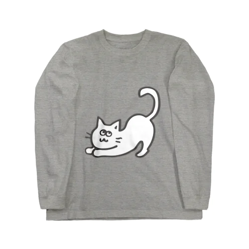 のびのびねこ ロングスリーブTシャツ