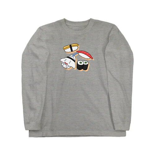 マンタくん(お寿司) Long Sleeve T-Shirt